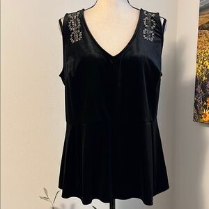 Lane Bryant Beaded Blouse